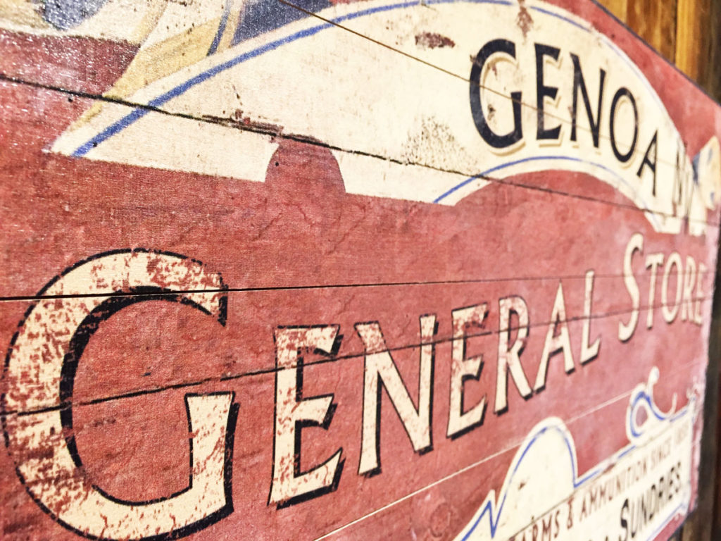 General Store Vintage Sign Personalized & Custom Wood Sign