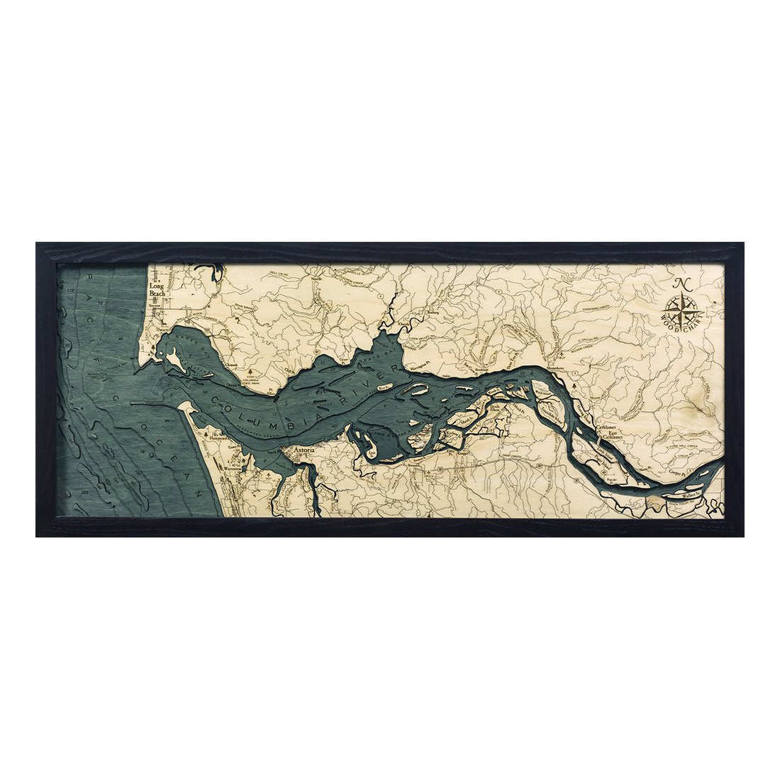 Map of the Upper Columbia River, from the international boundary line to  Snake River, on . . . a scale of one inch to two miles. (1882) Sheet 13.  [Okanogan River] -, image size:1100x1100