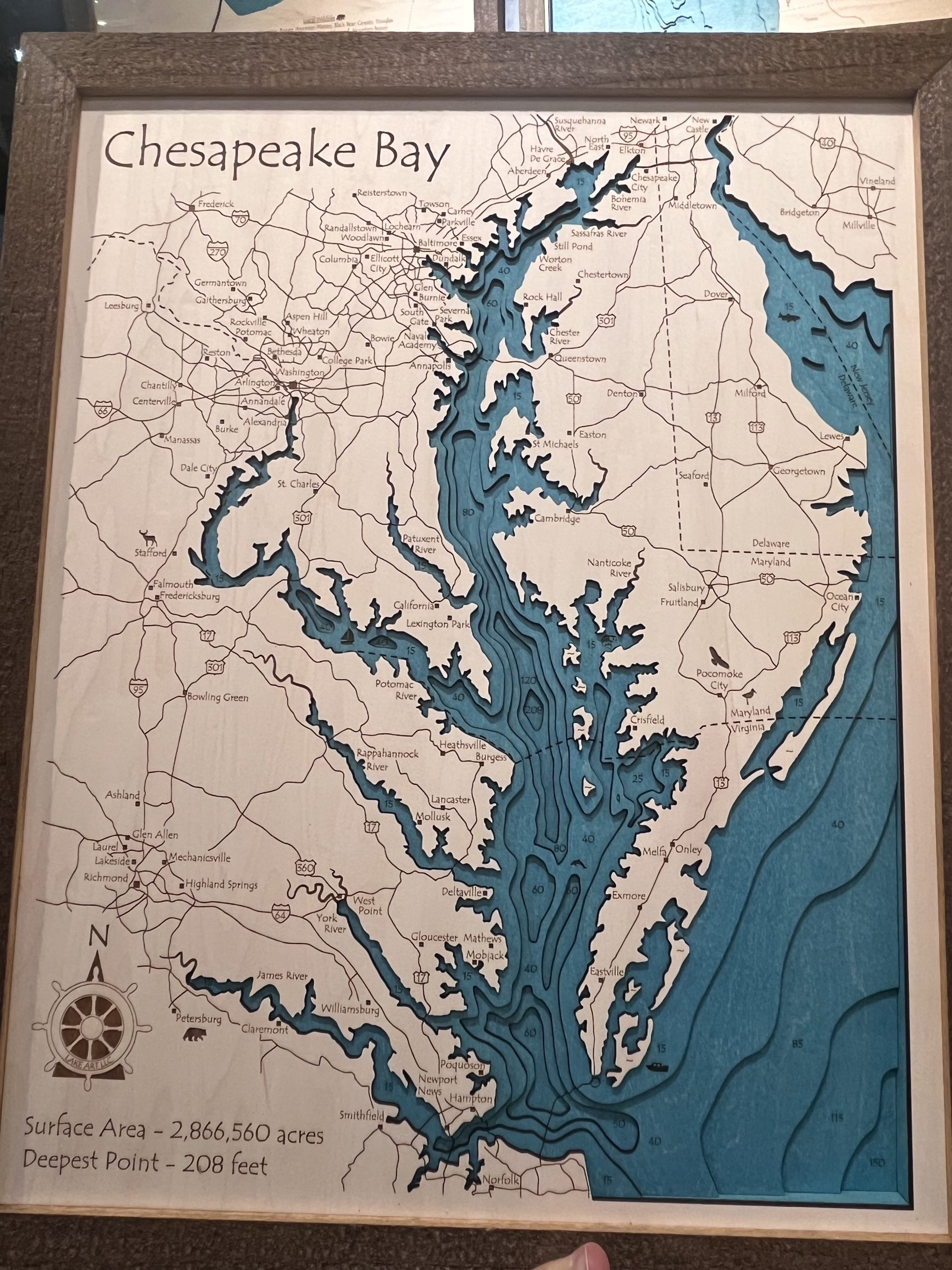 Chesapeake Bay Map
