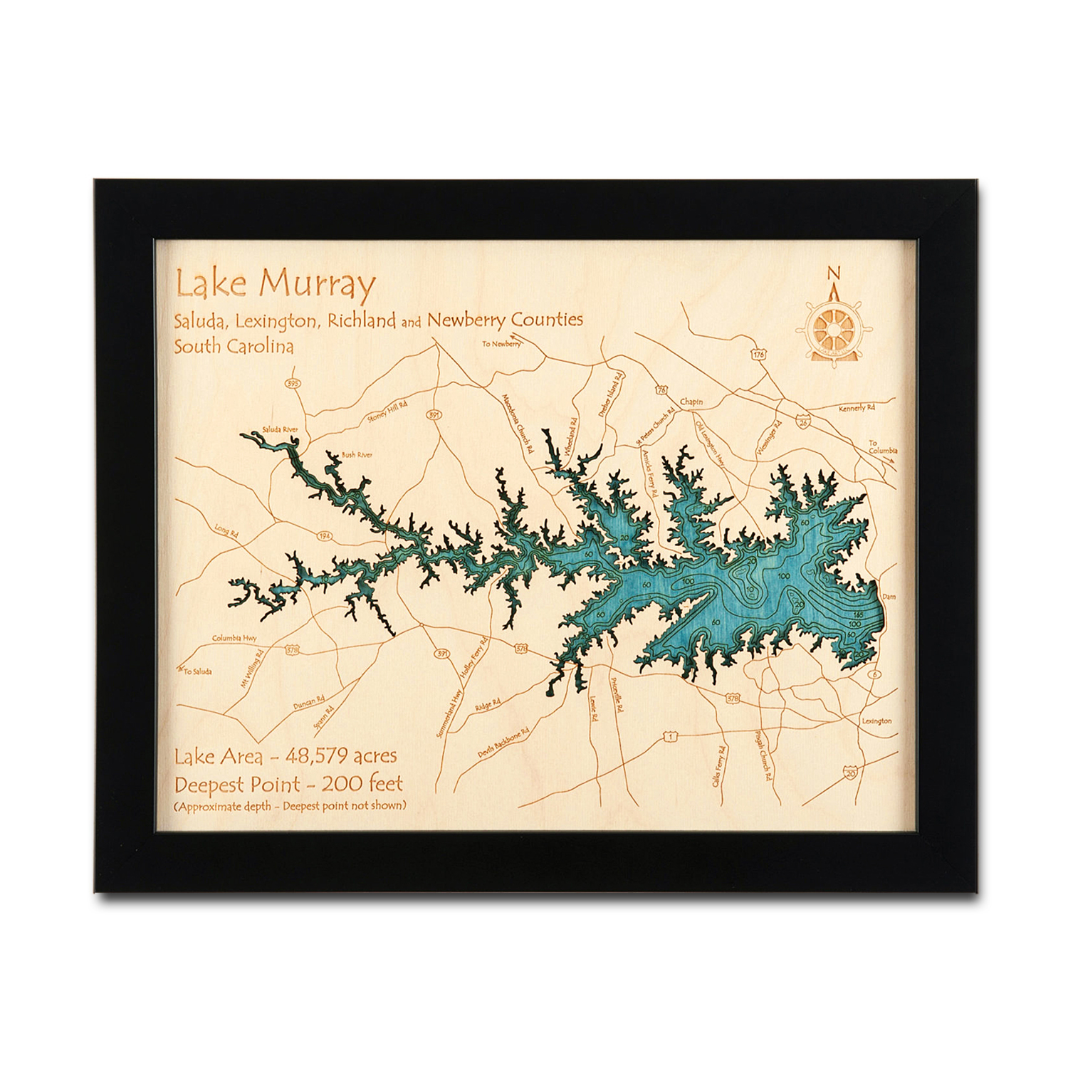 11" x 14" Wood Chart