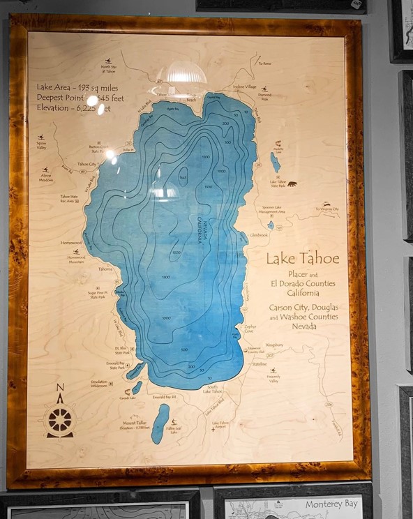 36" x 48" 3-D Wood Chart