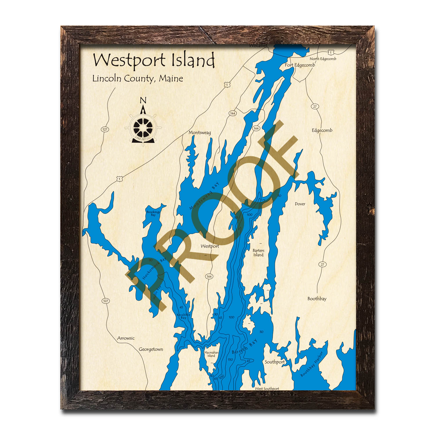 Westport Maine Map Map Of Westport Island, ME, Maine