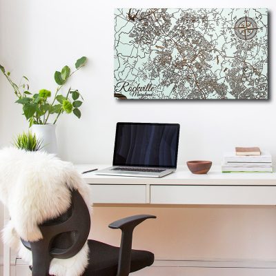 Rockville Marlyand Wood Map