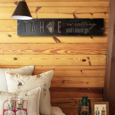 Lake Tahoe Wood Carved Wall Art "Tahoe is calling, I must go"