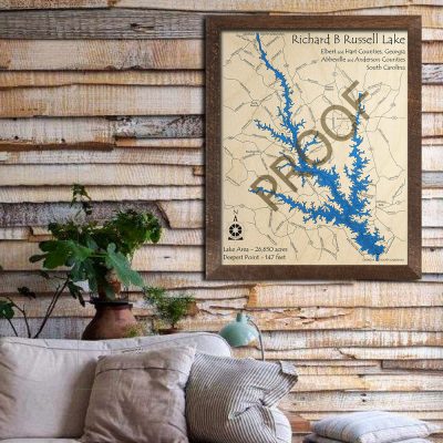 Lake Richard B Russell Wood Map