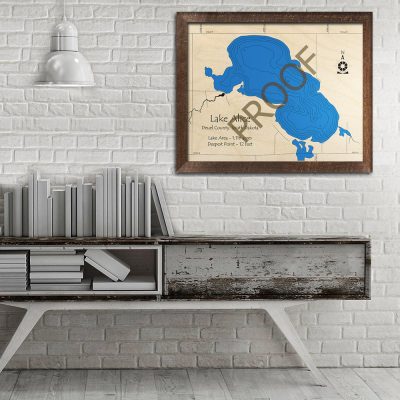 Lake Alice SD 3D Wood Lake Art