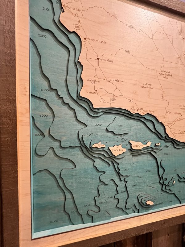 California Coast Morro Bay to Dana Point 3D Nautical Chart